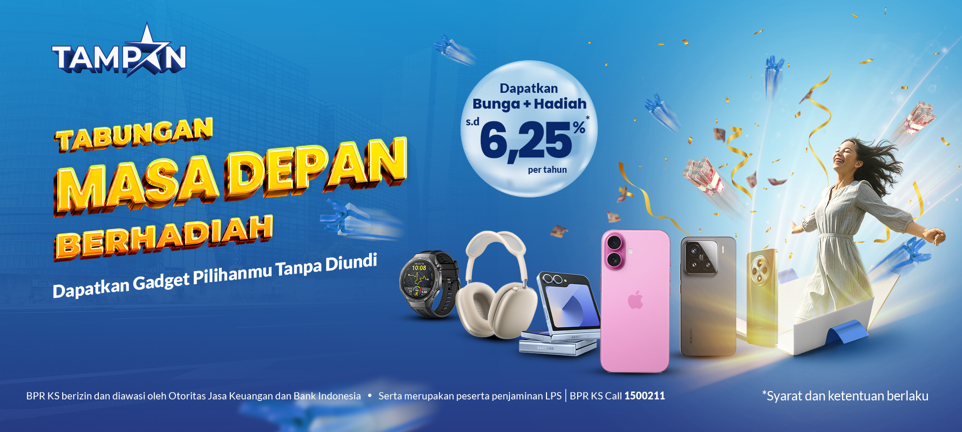 TAMPAN BERHADIAH